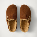 The Teddy Buckle Clog - ReVelvet™ Russet