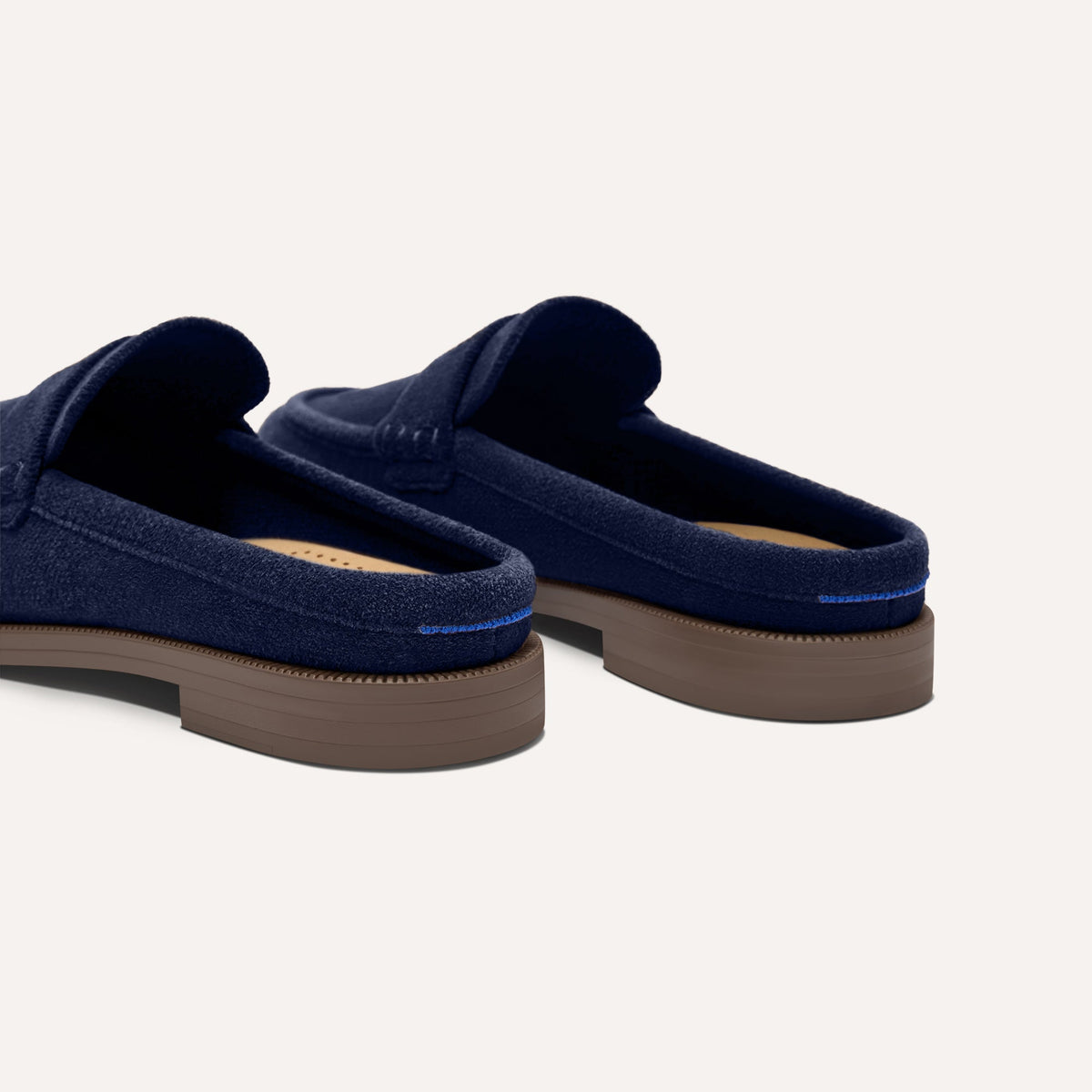 The Penny Loafer Mule - ReVelvet™ Navy