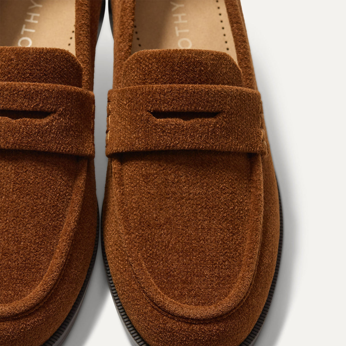The Penny Loafer - ReVelvet™ Russet