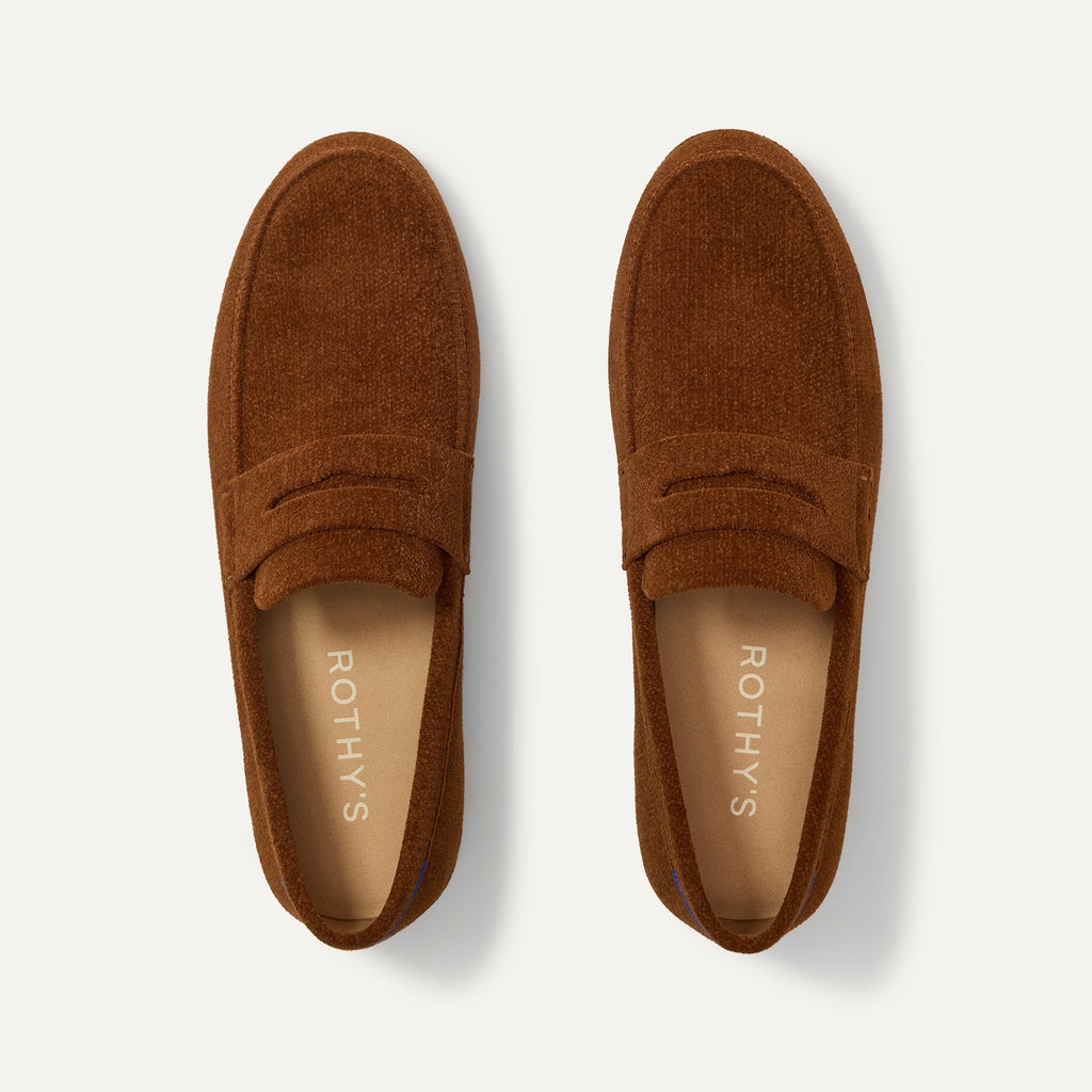 The Ravello Penny Loafer - ReVelvet™ Russet