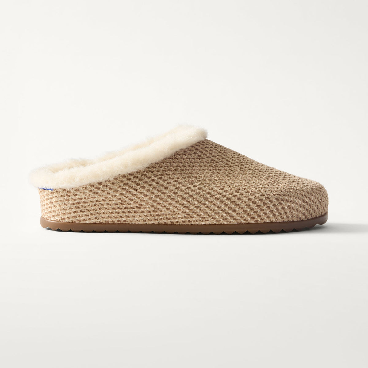 The Après Clog - ReVelvet™ Cream Herringbone