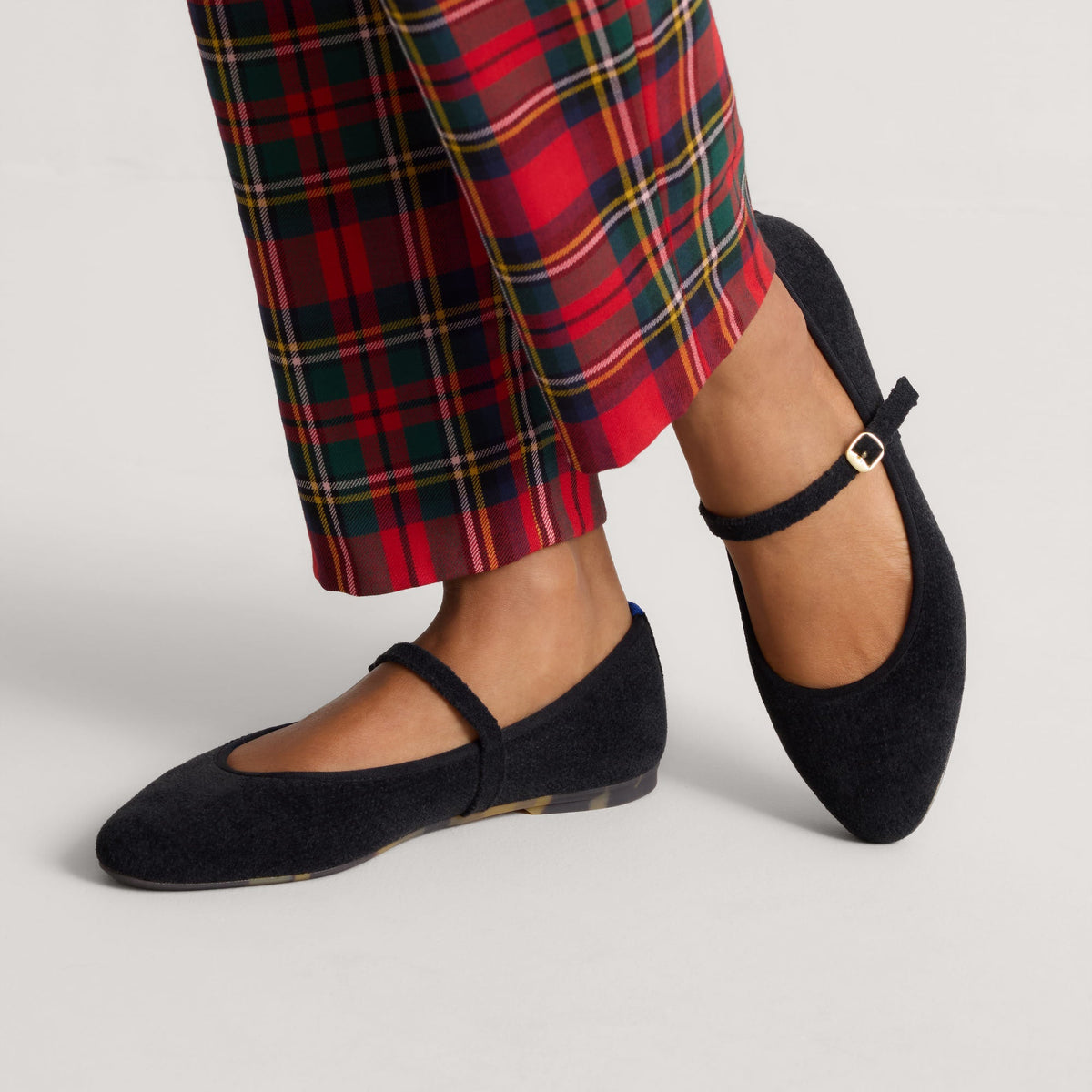 The Almond Mary Jane - ReVelvet™ Black
