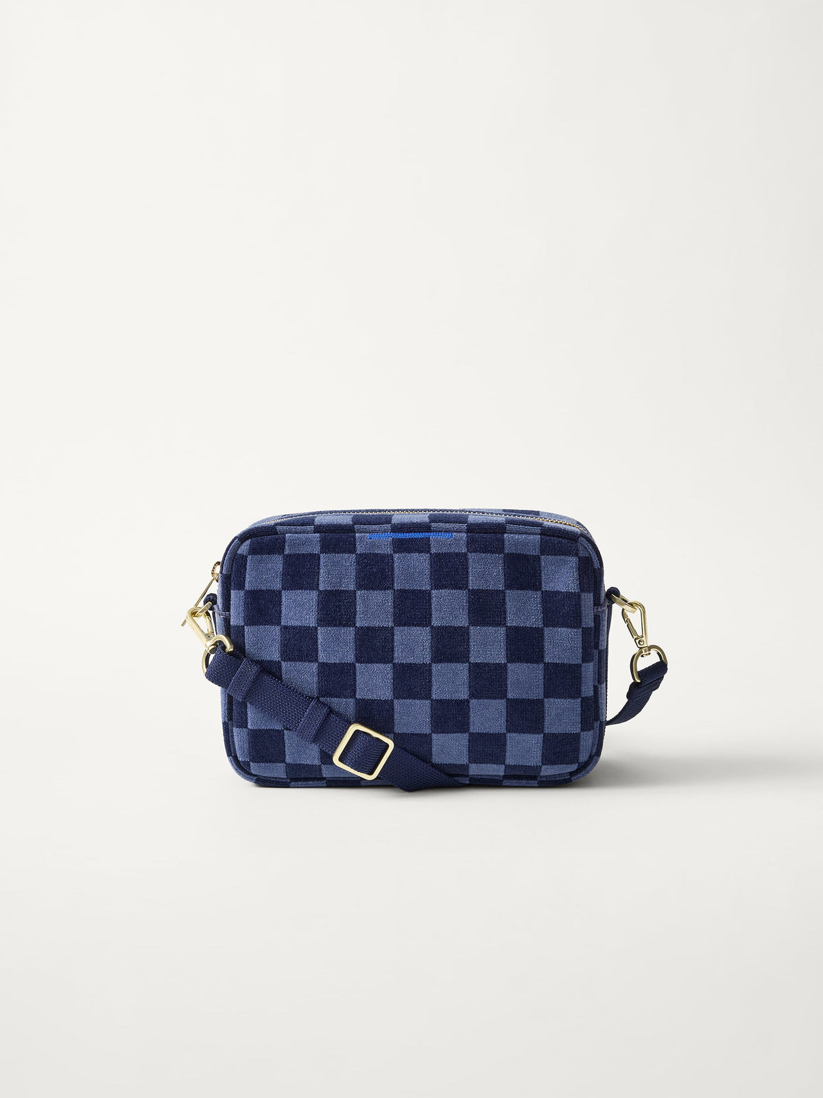 The Crossbody Camera Bag - ReVelvet™ Blue Ink